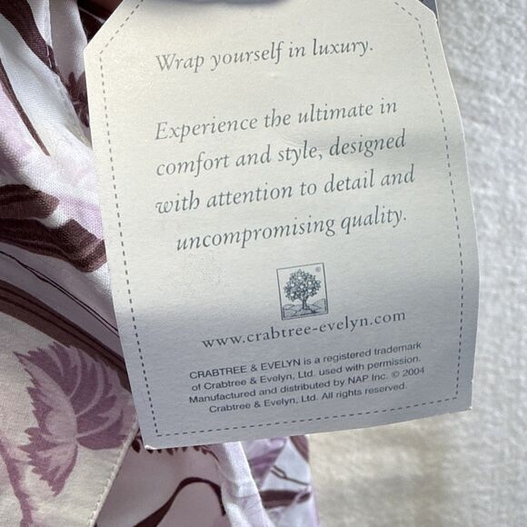 Crabtree & Evelyn Bamboo Vintage Toile Pajama Set S Ruffle Sleepwear NWT - Picture 10 of 16